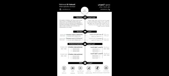 تصميم سيرة ذاتية احترافية - 5